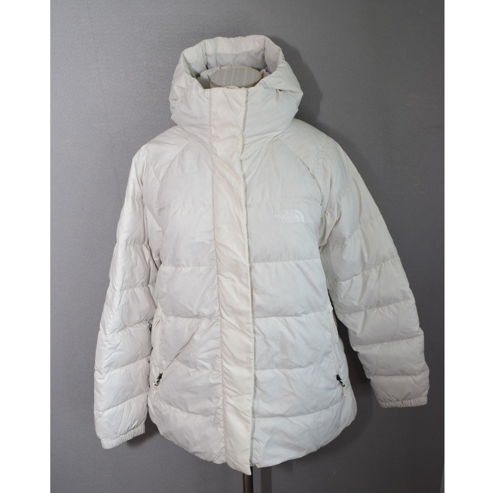 The North Face Hydrenalite Down Midi Large White Down Hooded Womens 600